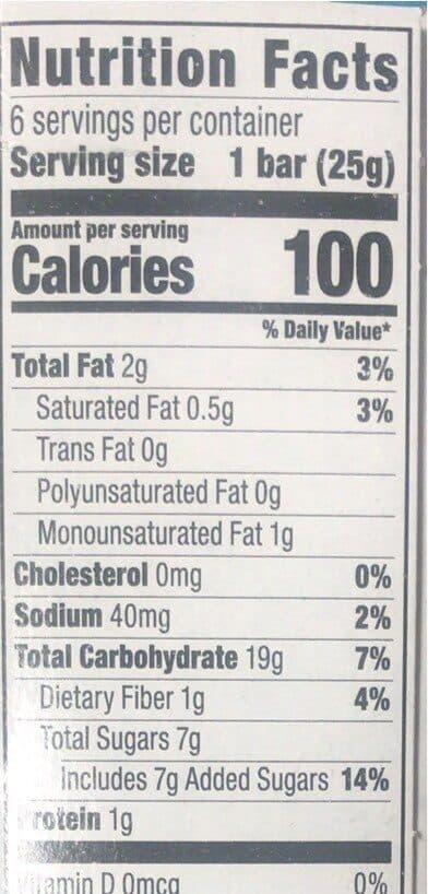 6 bars Chewy Smores packshot