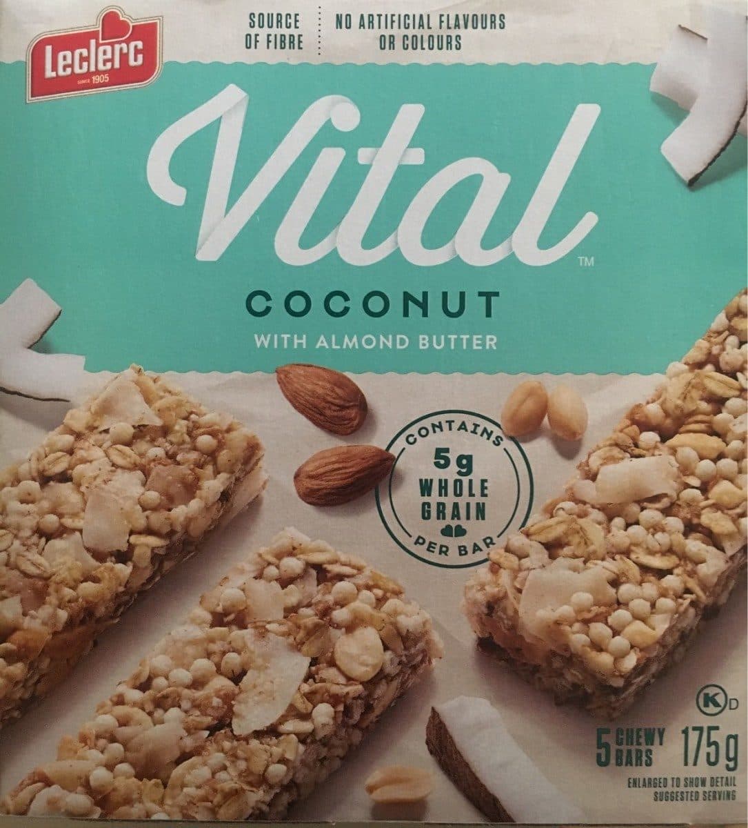 Leclerc Vital coconuts packshot