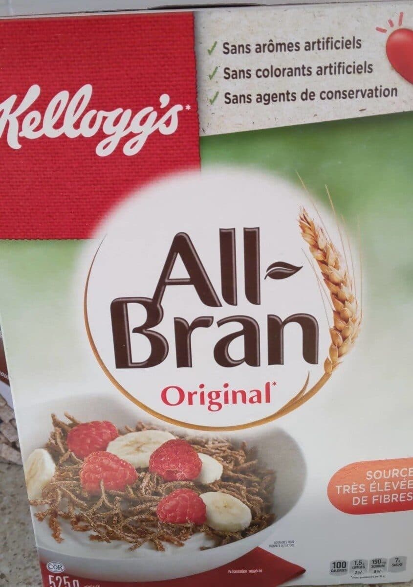 Kellogg's Céréales All Bran (original) packshot