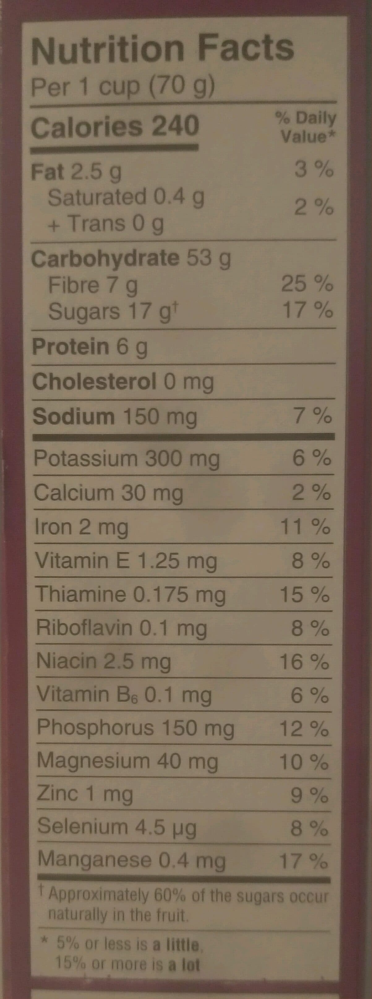 Kellogg's Almond Raisin Müslix packshot
