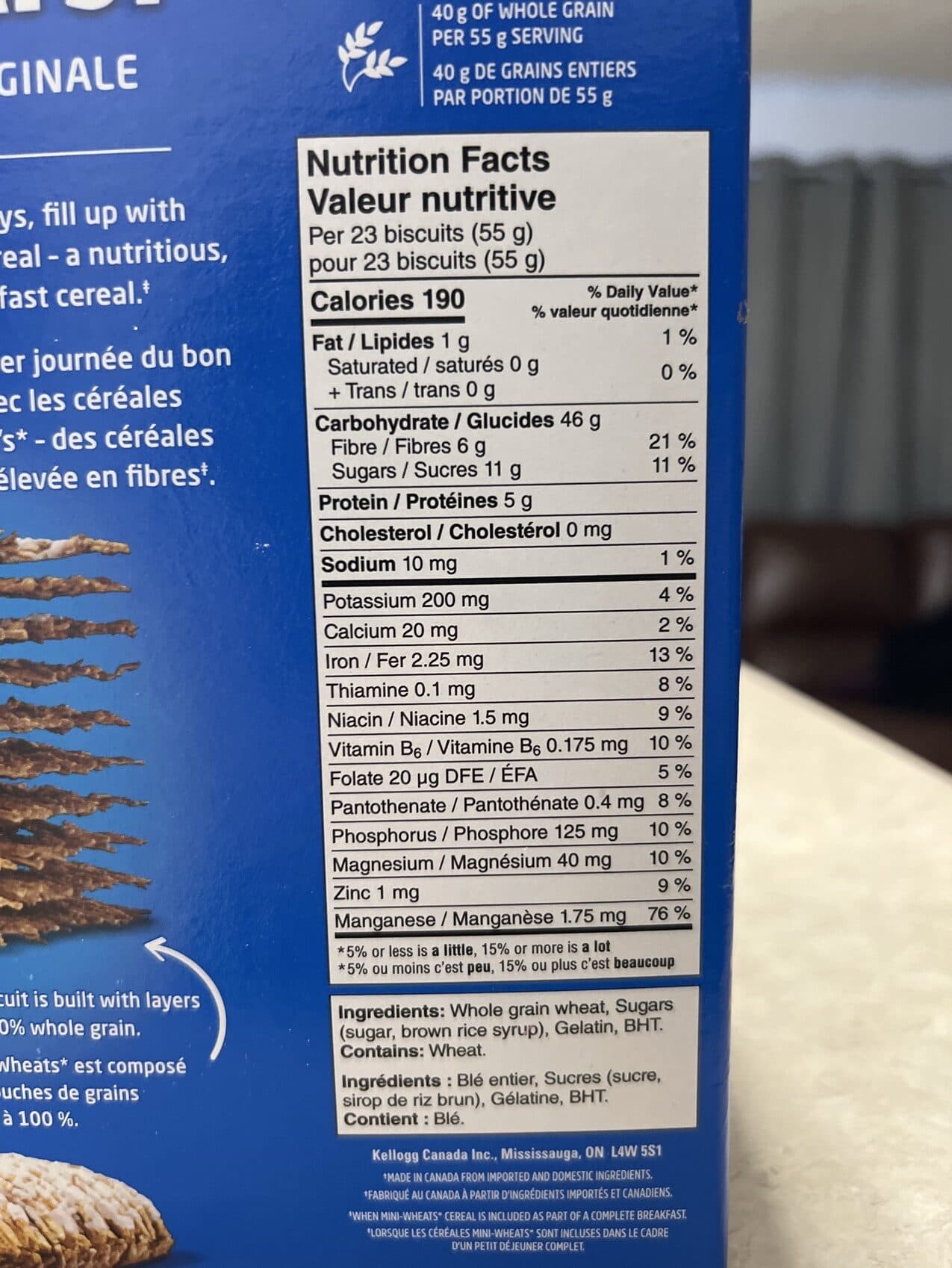 Kellogg's Original Mini-Wheats! packshot