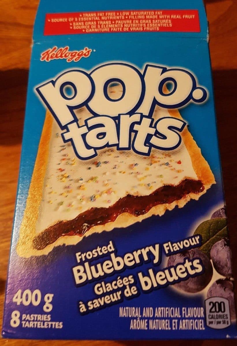 Kellogg's Pop-Tarts Glacées aux Bleuets packshot