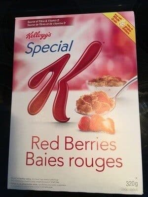 Kellogg's Special K red berries packshot