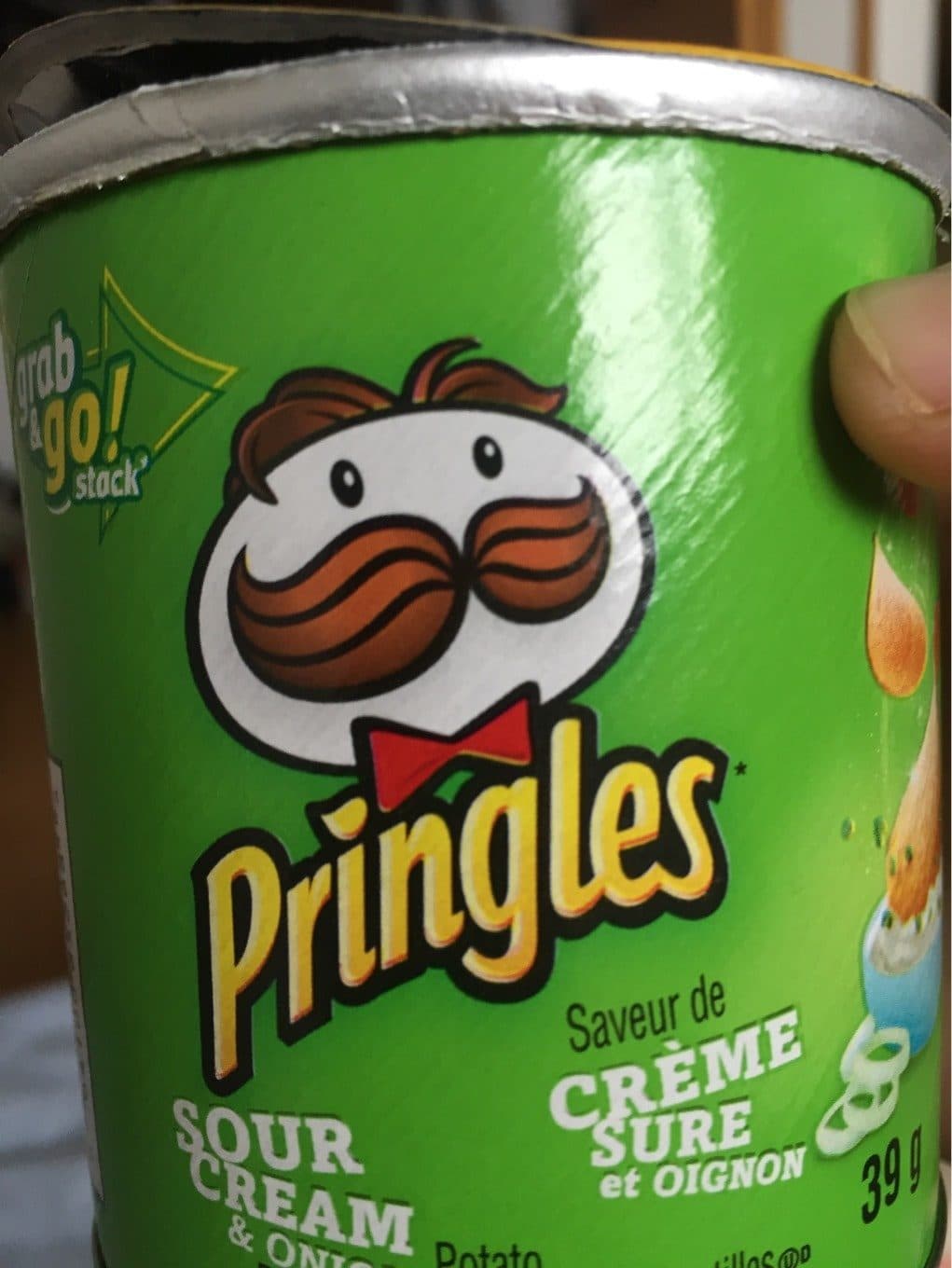 Pringles Saveur de Crème Sure et Oignon packshot