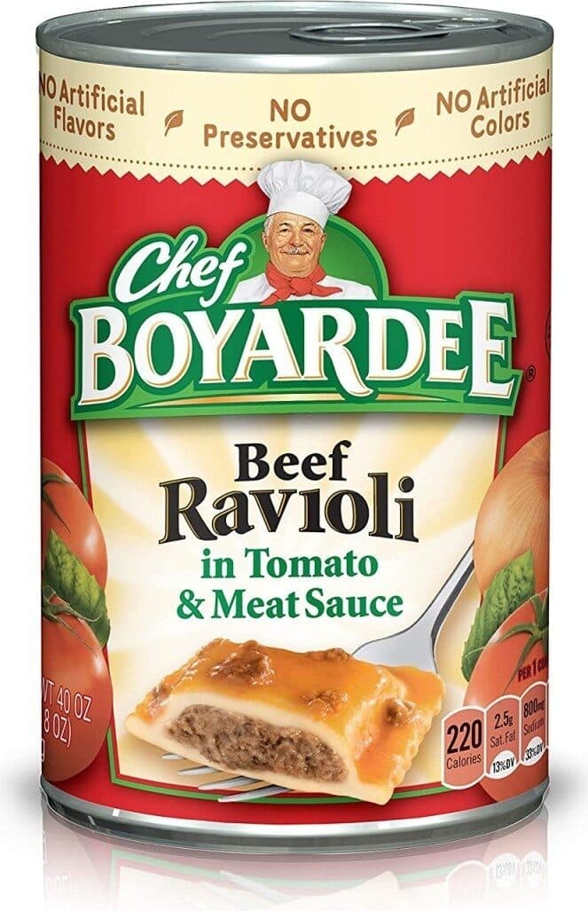 Chef Boyardee Beef ravioli packshot