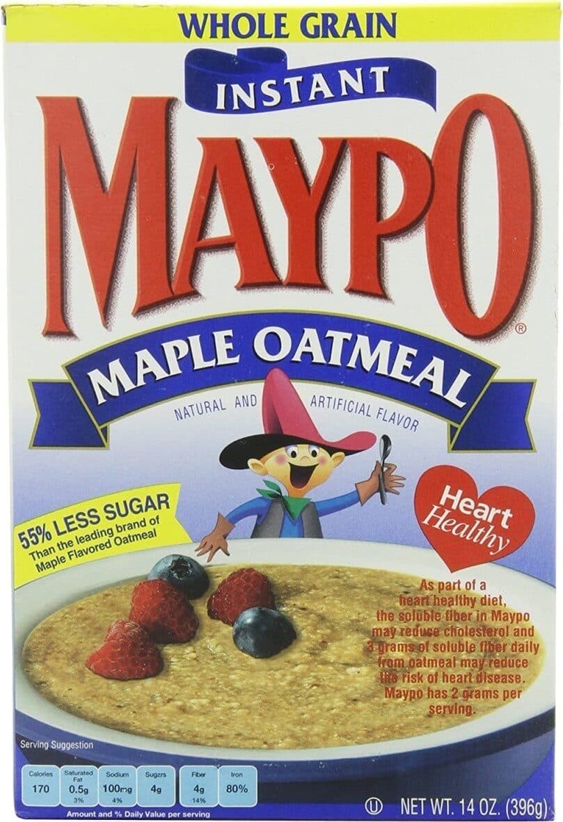 Maypo Instant Maple Oatmeal packshot