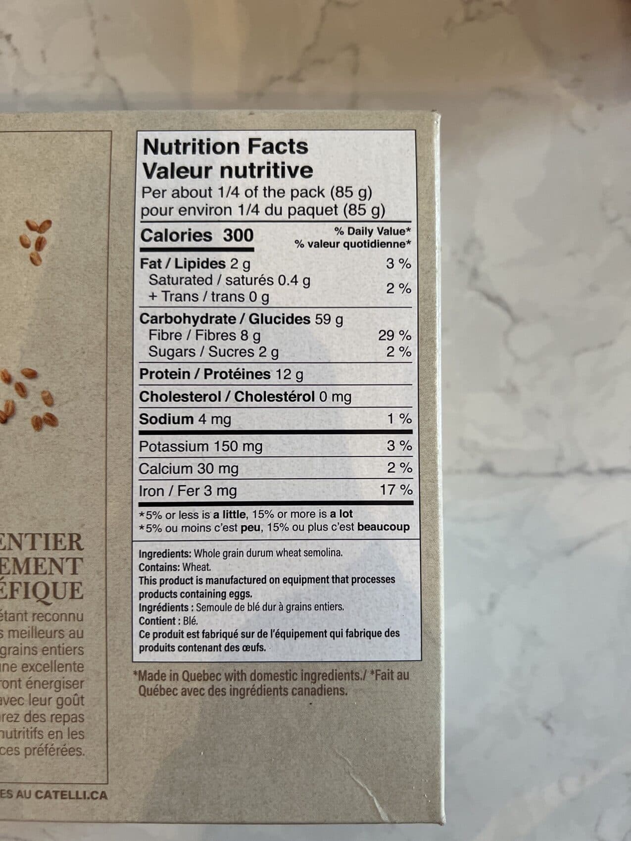 Catelli Penne Rigate packshot