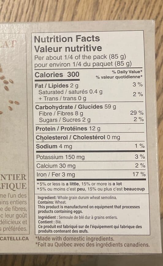 CATELLI MACARONI packshot