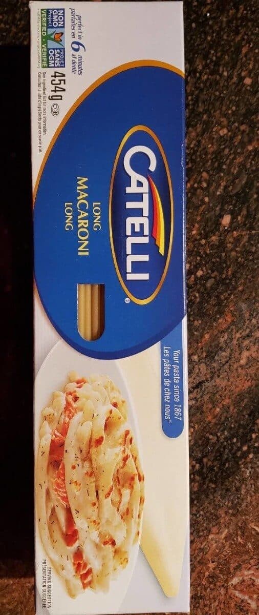 Catelli Long Macaroni packshot