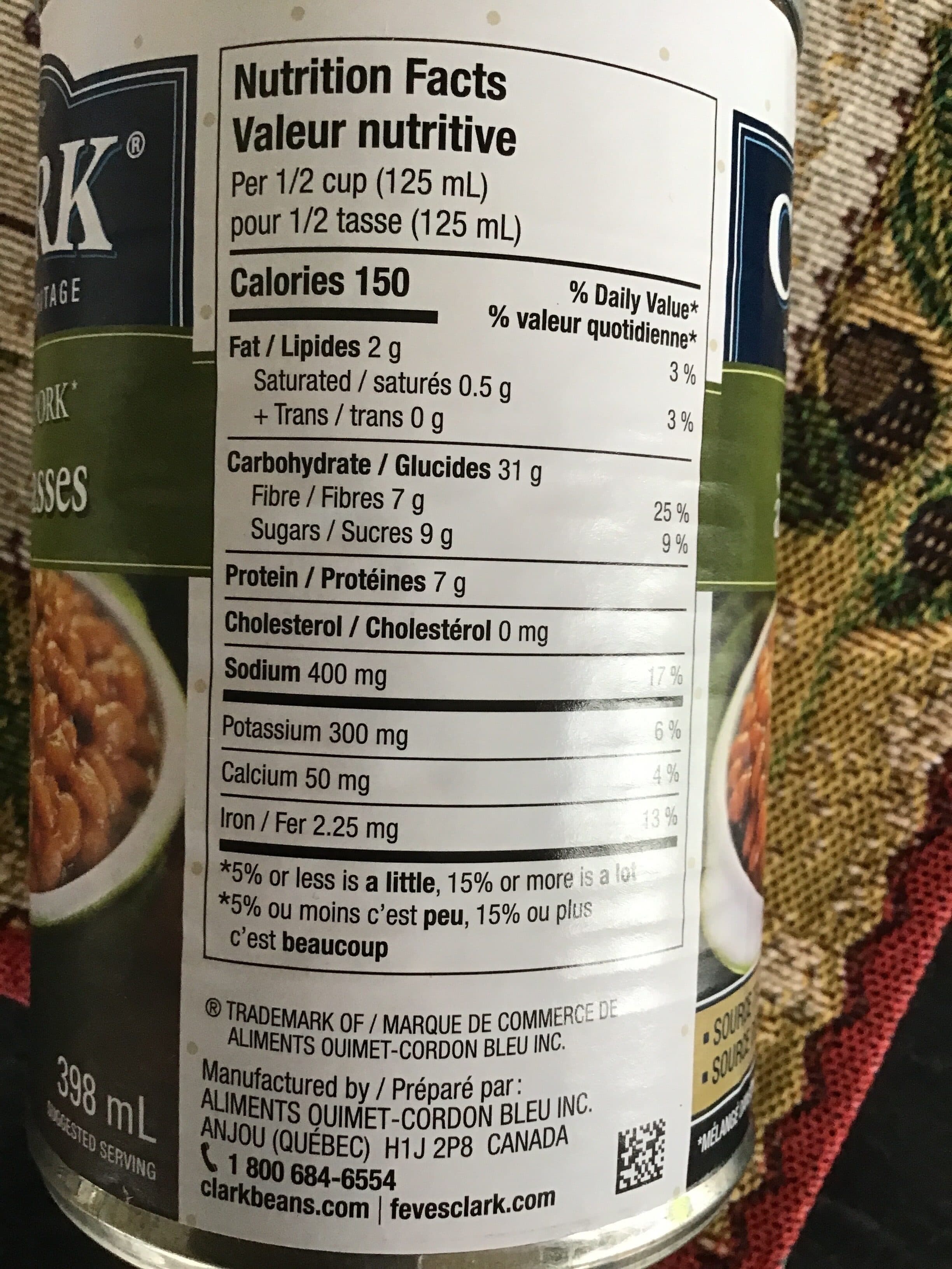 Clark Clark Beans with pork packshot