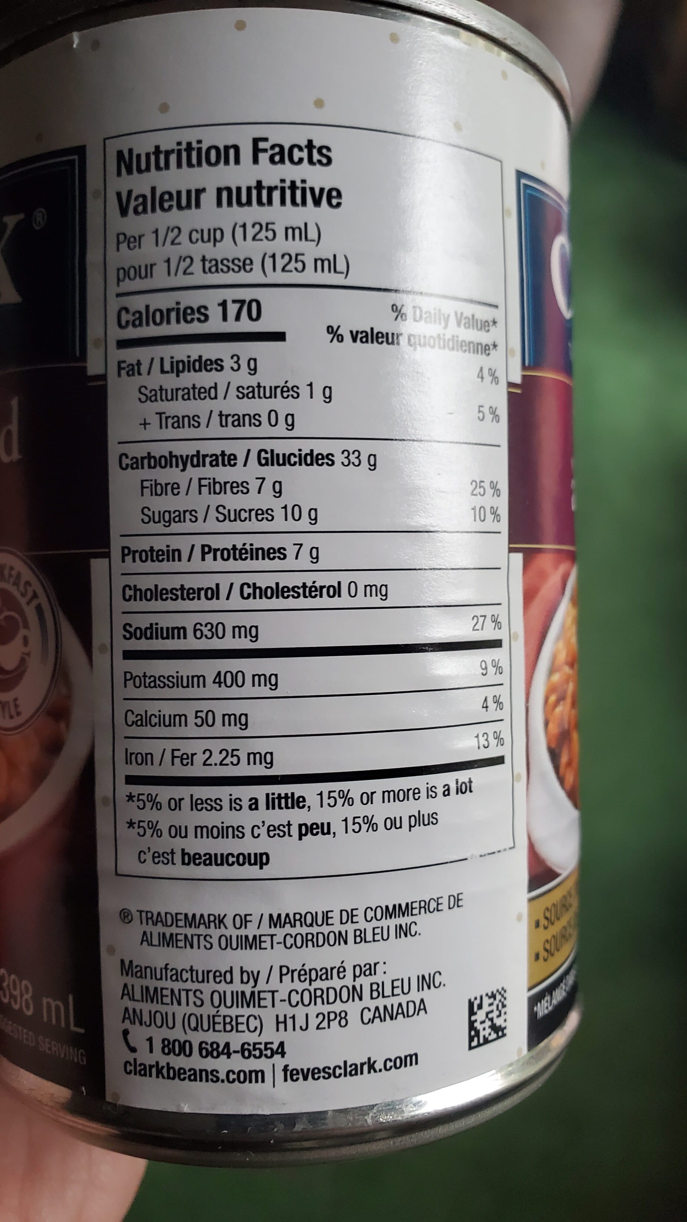 CLARK Fèves au lard à L'ANCIENNE packshot