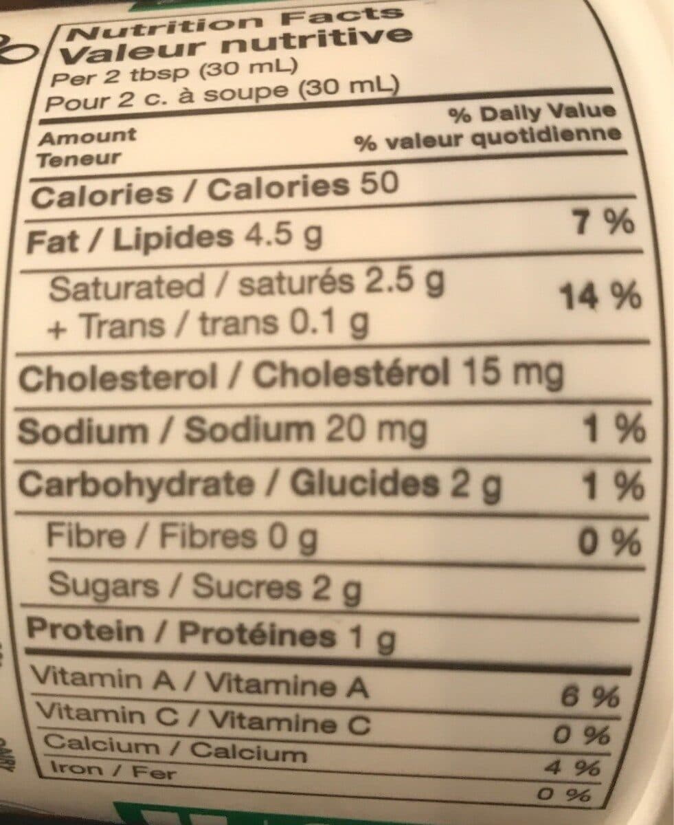 Sealtest Sour cream packshot