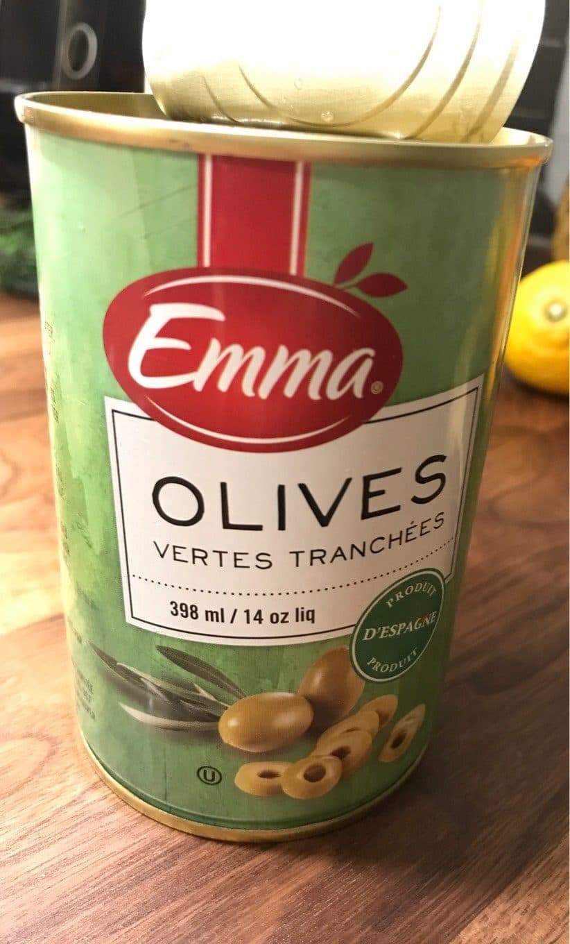 Emma Emma olives tranchées packshot