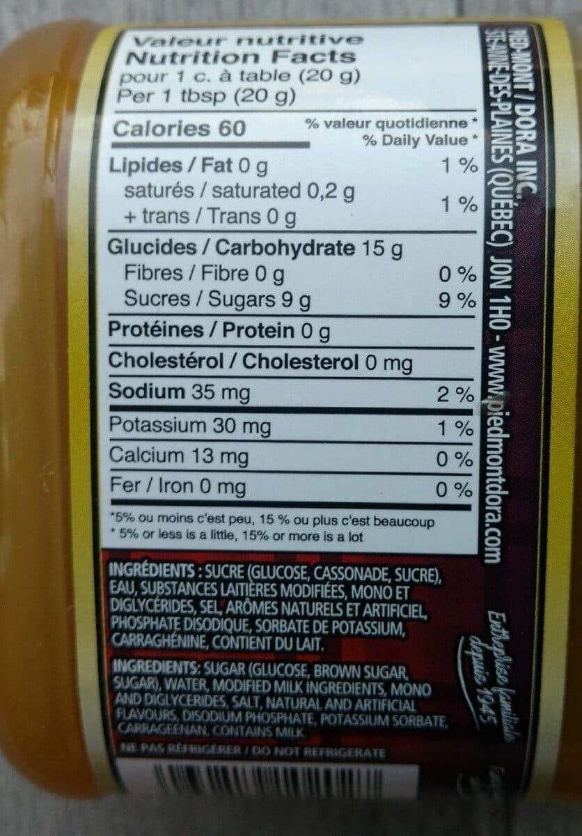 Dora Tartinade Caramel Au Beurre packshot