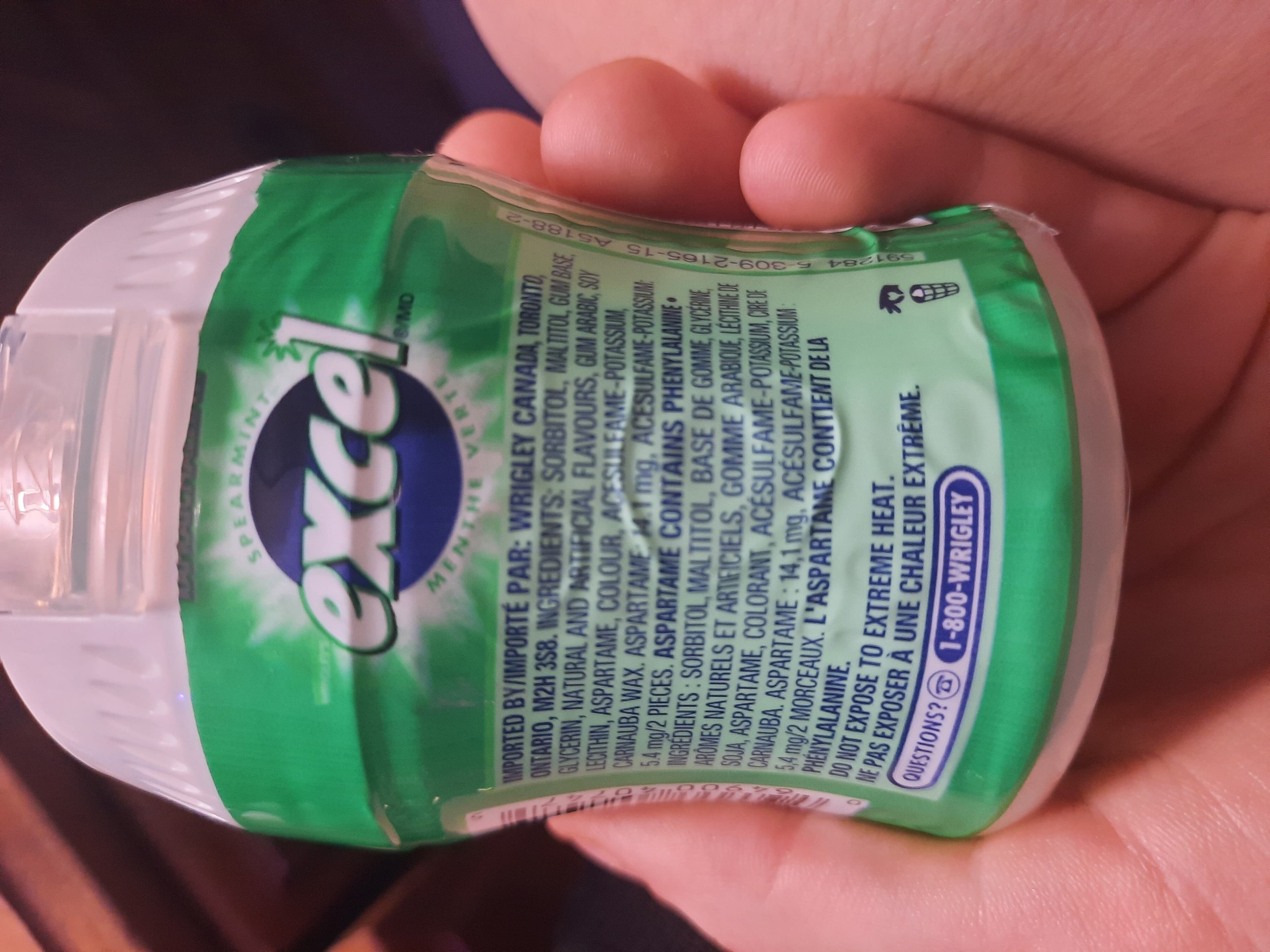 Excel Excel Spearmint packshot
