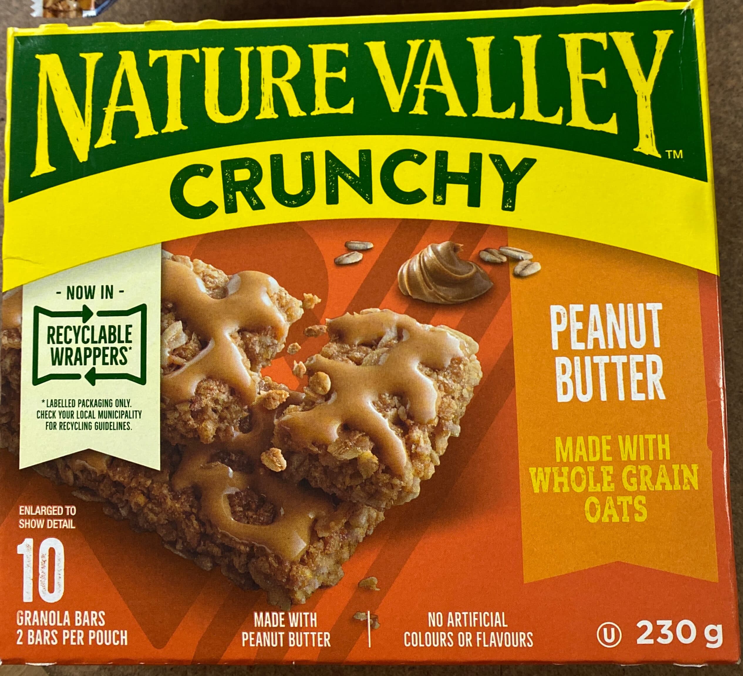 Nature Valley Crunch • General Mills USA Beurre D’archide, Croquantes barres granola packshot