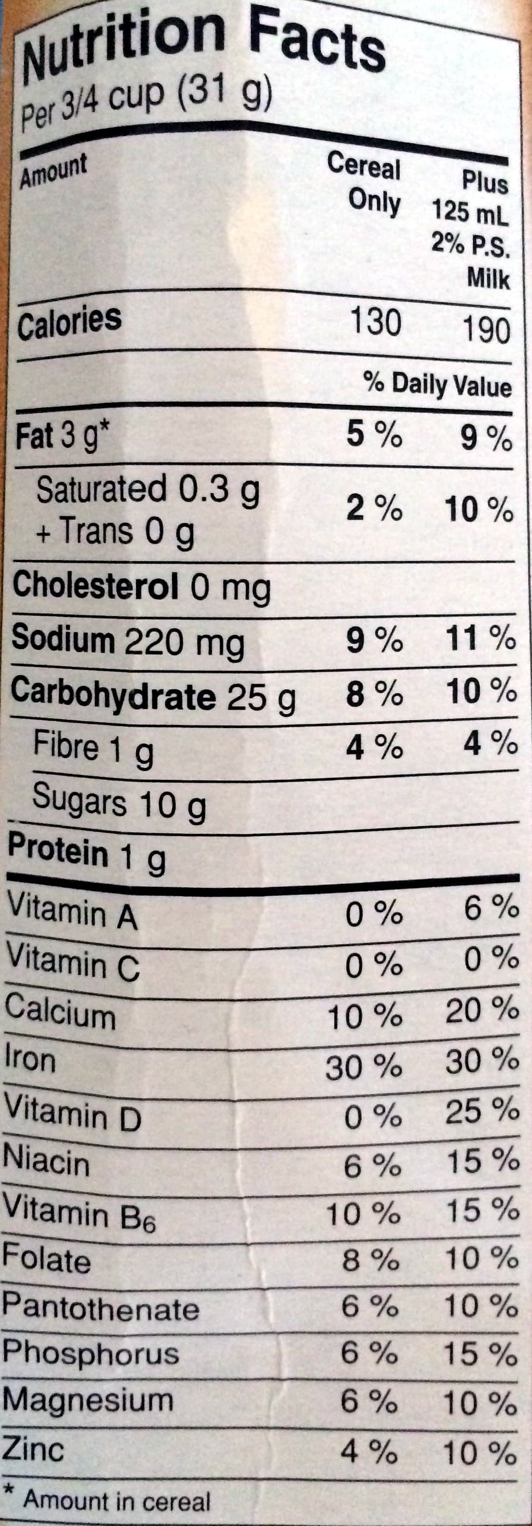General Mills Cinnamon Toast Crunch packshot