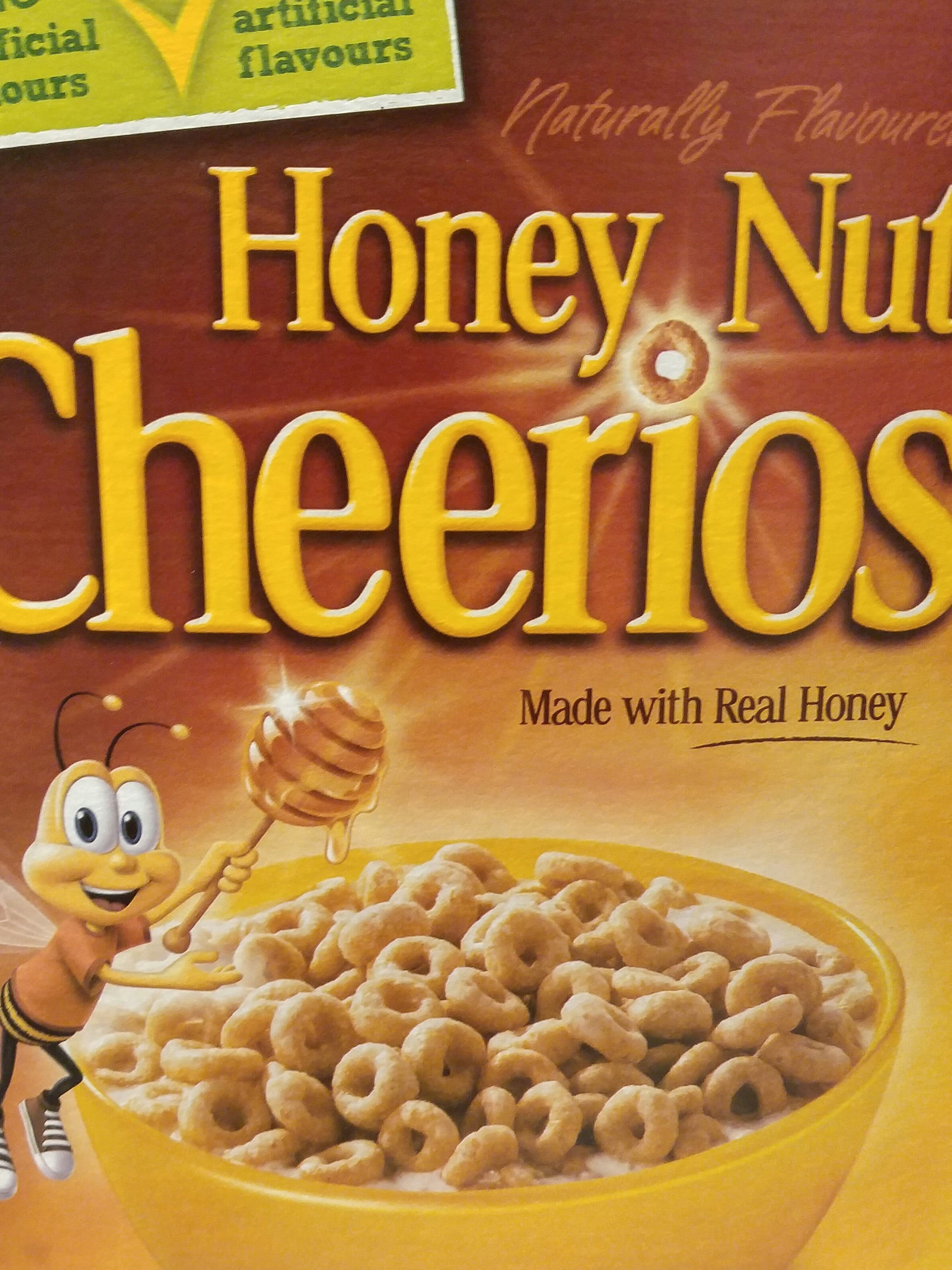General mills Honey Nut Cheerios Cereal packshot