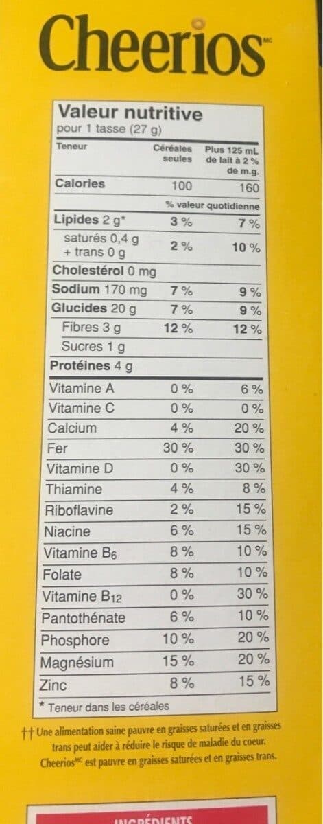 General Mills Cheerios packshot