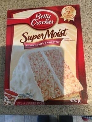 Betty crocker Mélange à Gâteau Super Moist (cerisettes) packshot