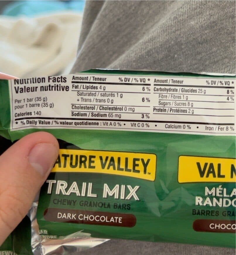 Nature Valley Trail mix packshot