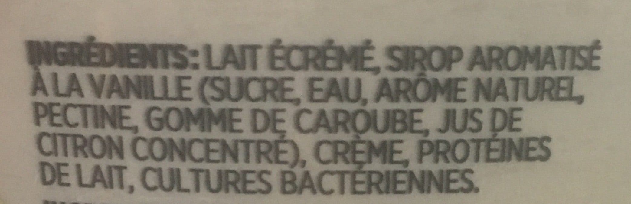 Liberté grec yogourt vanille packshot