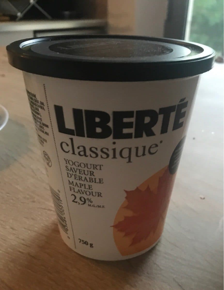 Liberté Yogourt saveur érable packshot