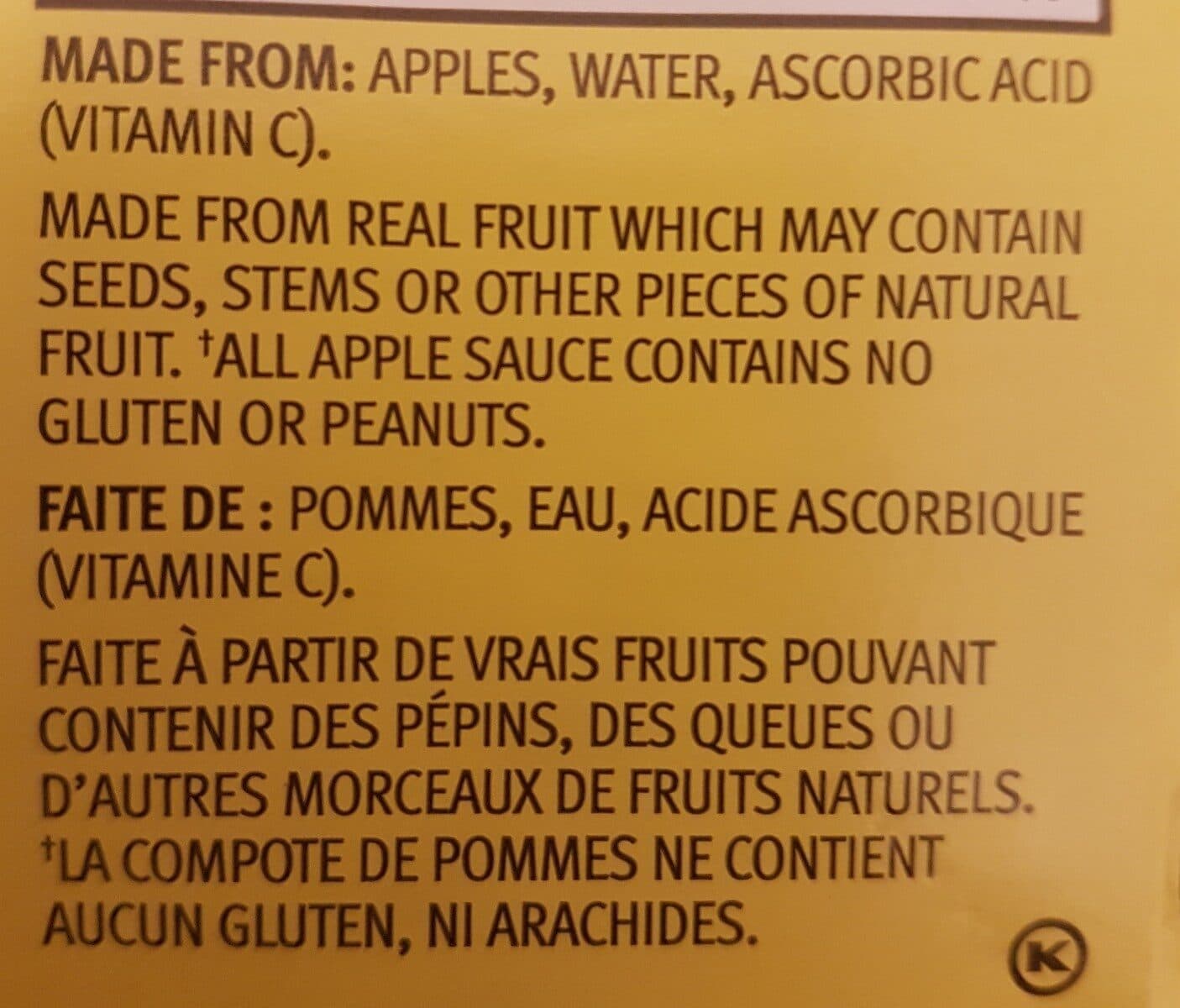 Mott's Fruitsations Unsweetened packshot