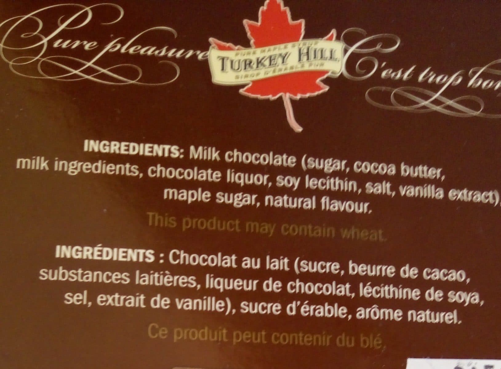 Turkey Hill Maple Crunch croquant à l'erable packshot