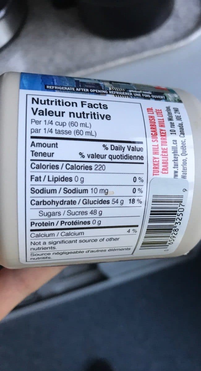 Open Food Facts Sirop d'erable pur packshot