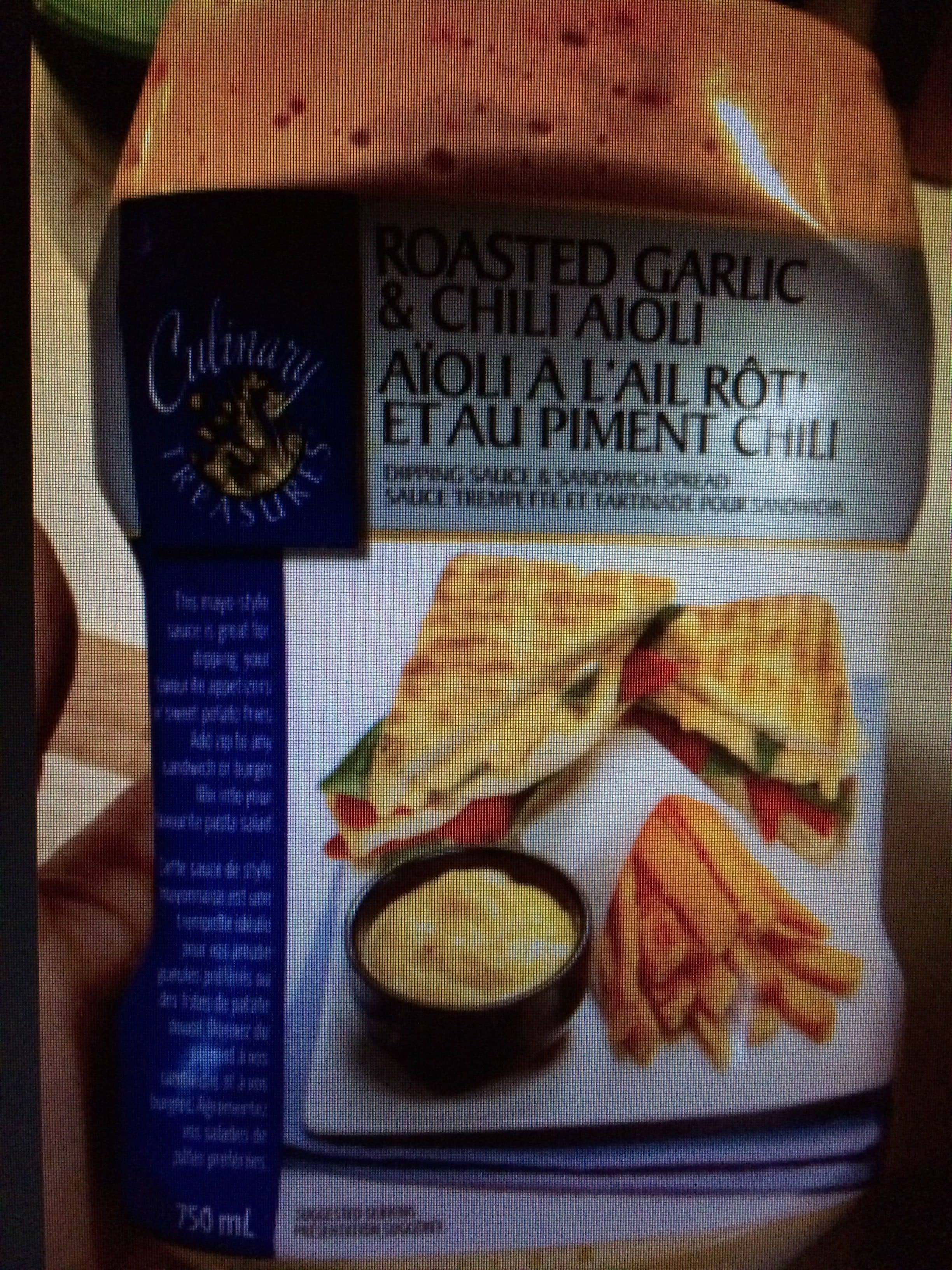 Culinary Treasures Roasted Garlic & Chili Aioli packshot