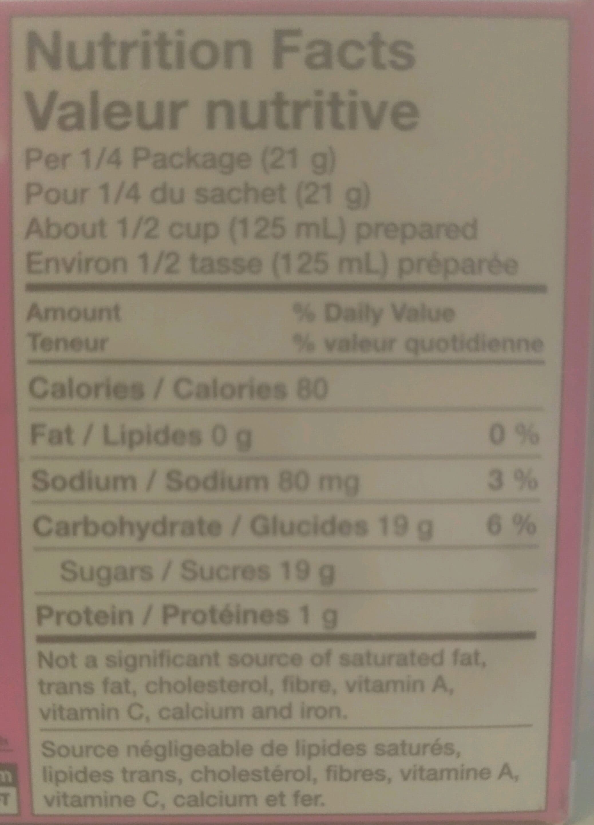 Jell-O Raspberry Jelly Powder packshot