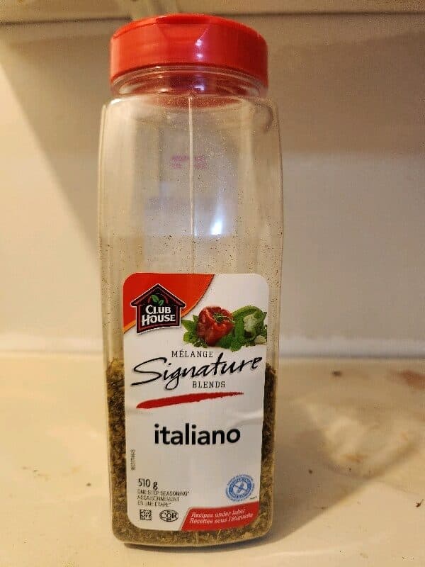 Club house Quality natural herbs & spices one step seasoning italiano packshot