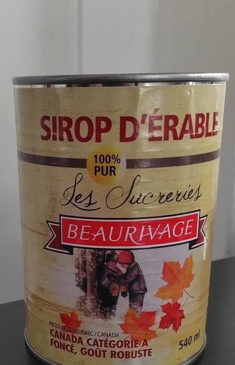 Les mousquetaires Sirop d'érable packshot