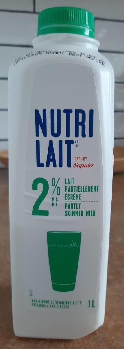 Nutrilait Nutri Lait 2% packshot