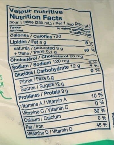 Saputo Nutrilait 2% Partially Skimmed Milk packshot