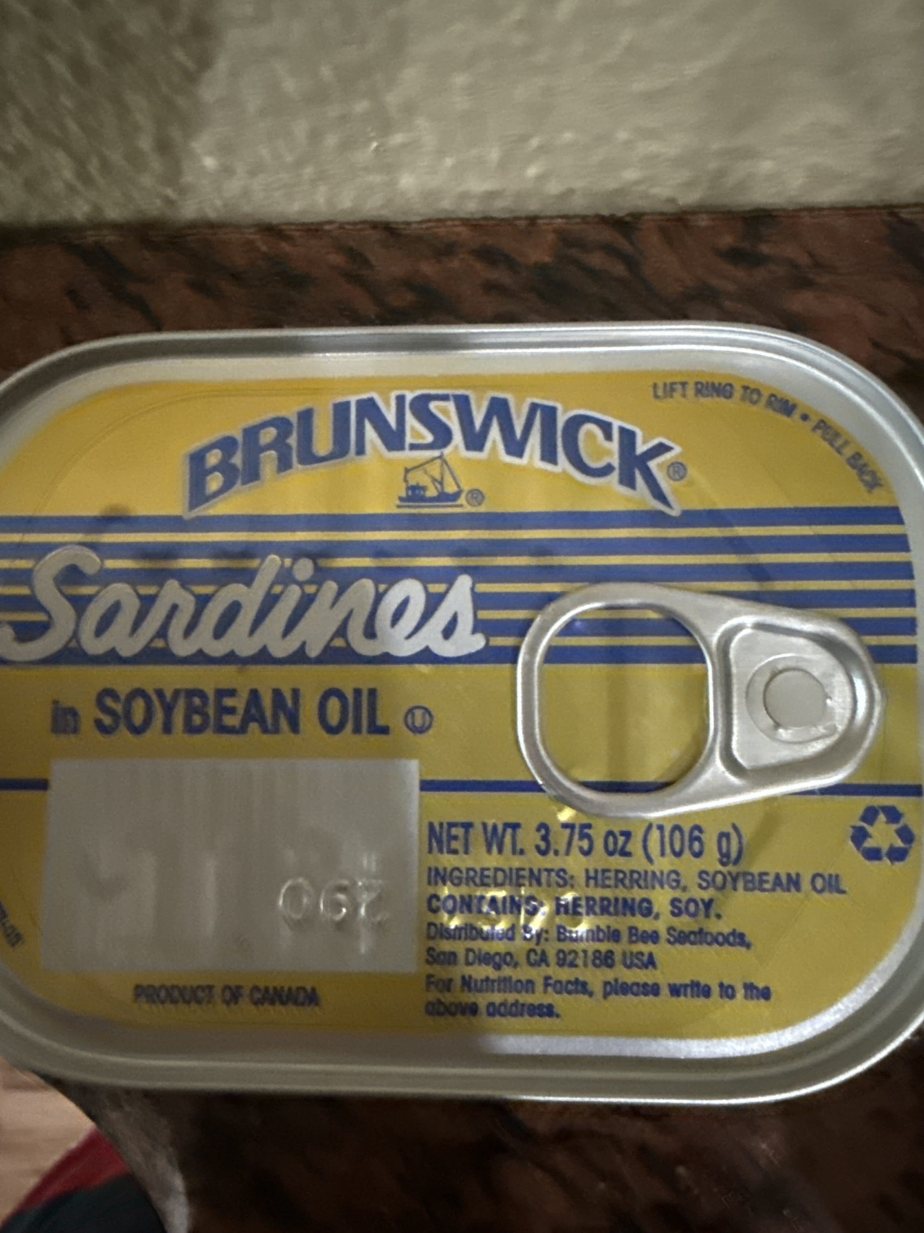 Brunswick Sardines packshot