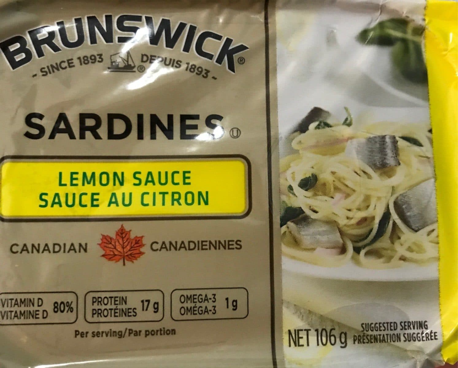 Brunswick Sardines (citron) packshot