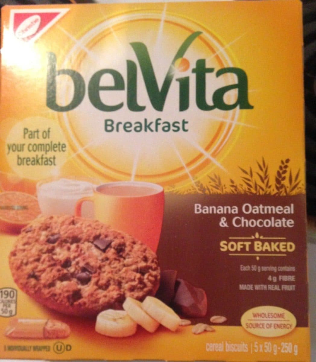 Open Food Facts Avoine aux bananes et chocolat packshot