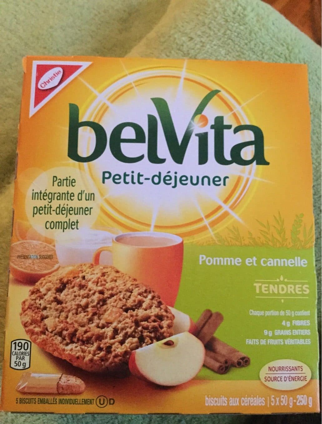 Kraft Belvita Tendres Pomme Et Cannelle packshot