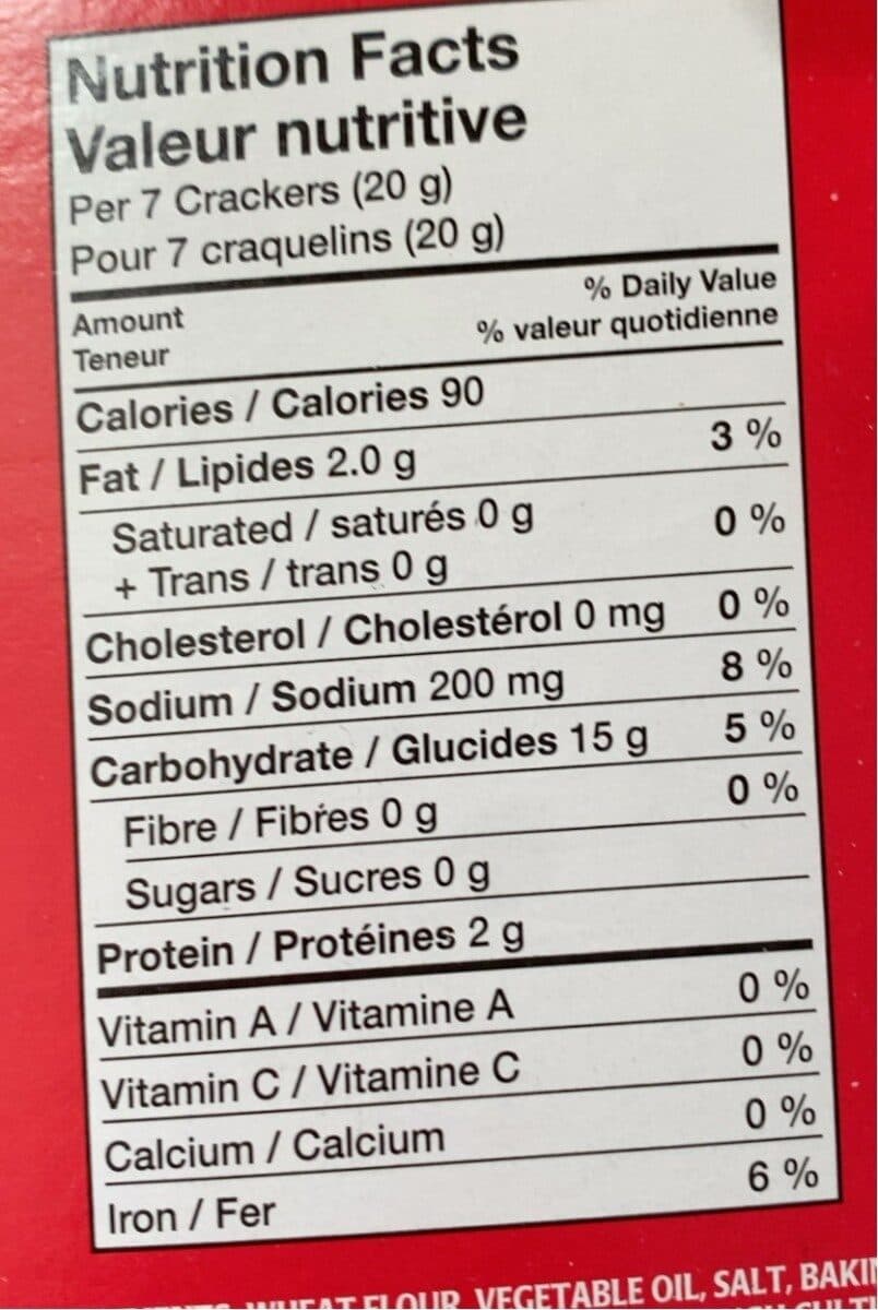 Open Food Facts Crackers packshot