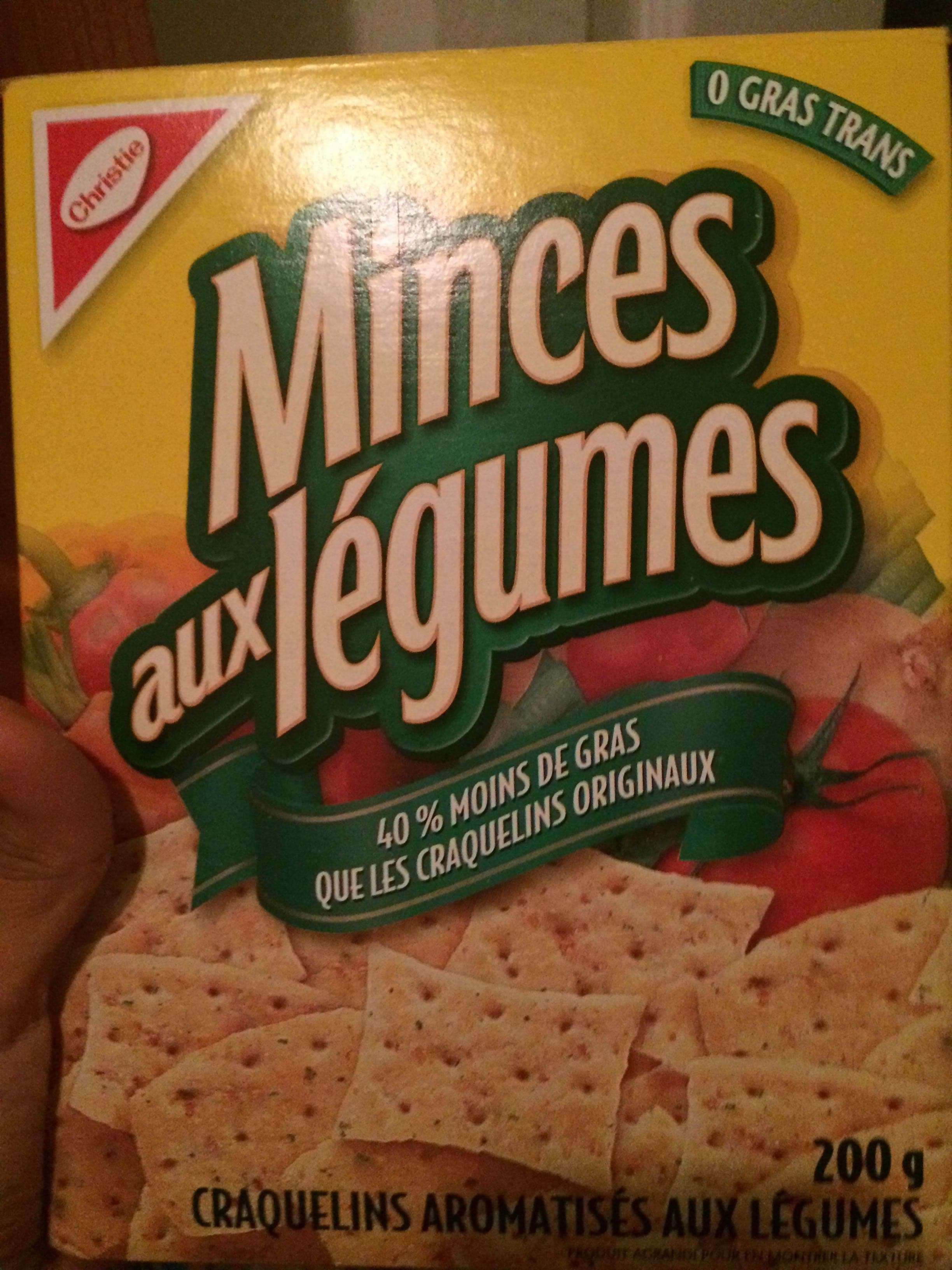 Christie Craquelins aromatisés aux légumes packshot