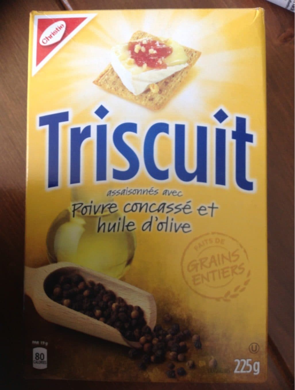 Christie Craquelins Triscuit (poivre & Huile D'olive) packshot