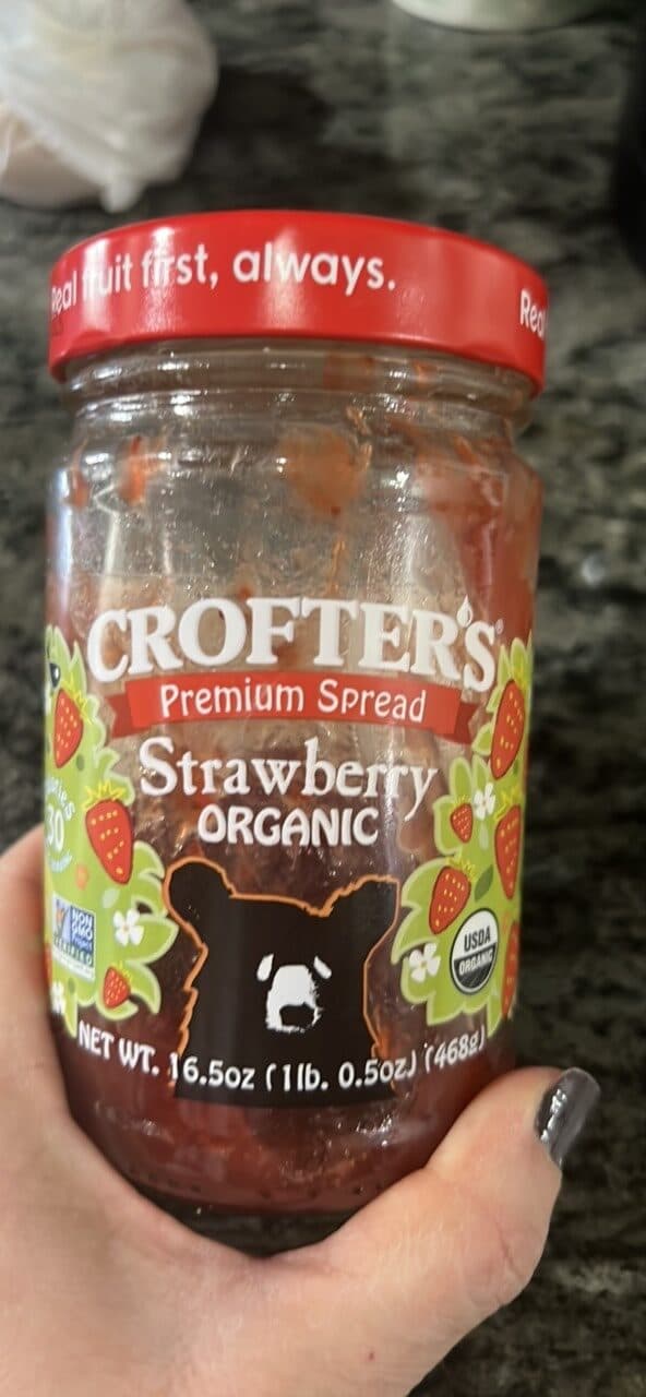 Crofters Organic Strawberry Fruit Spread packshot