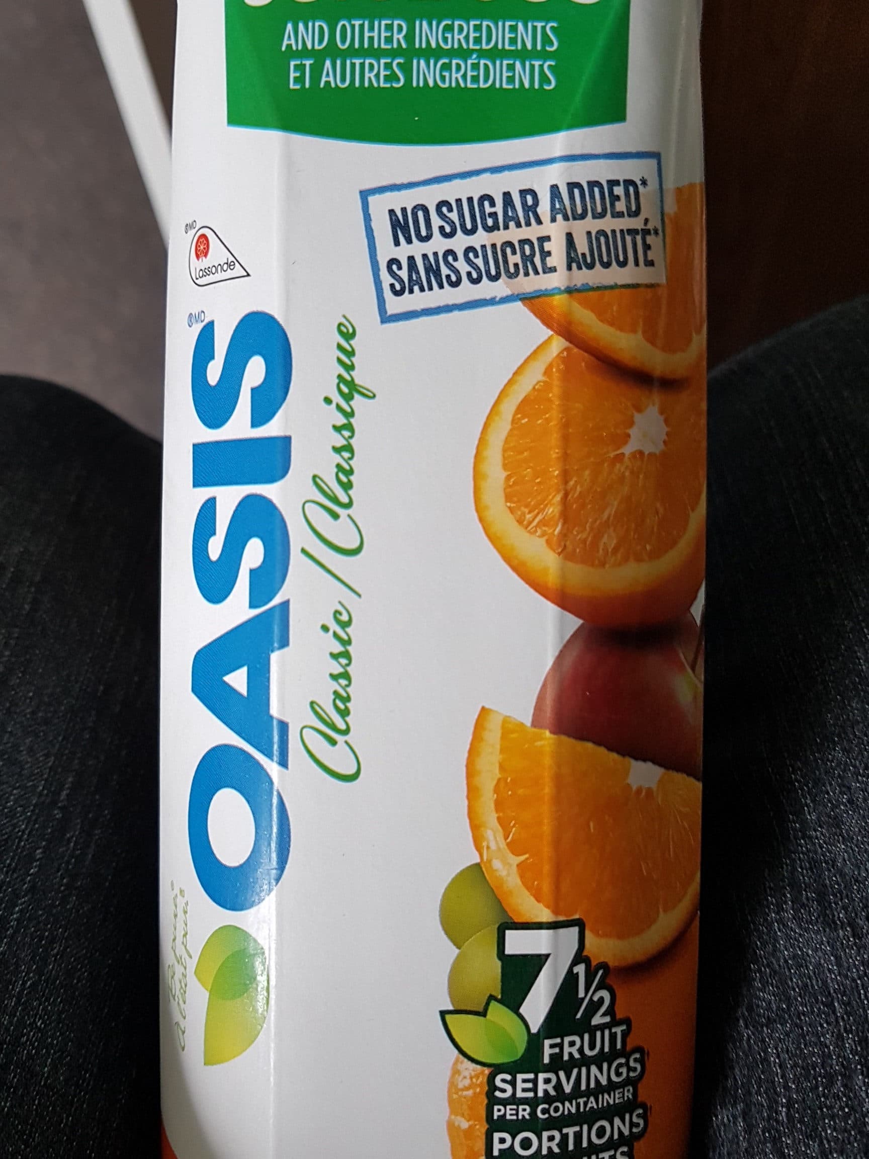 oasis Jus Mélange D'orange (non Sucré) packshot