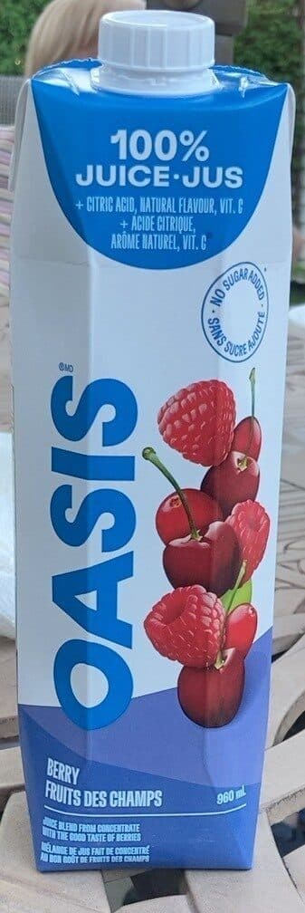 Oasis Jus Fruits Des Champs packshot