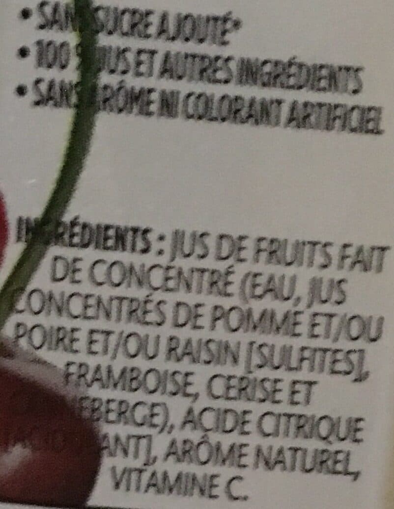 Oasis Jus Fruits Des Champs packshot