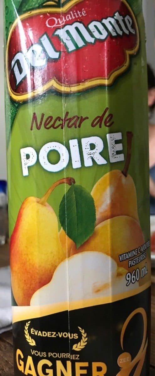 Del Monte Nectar de poire packshot