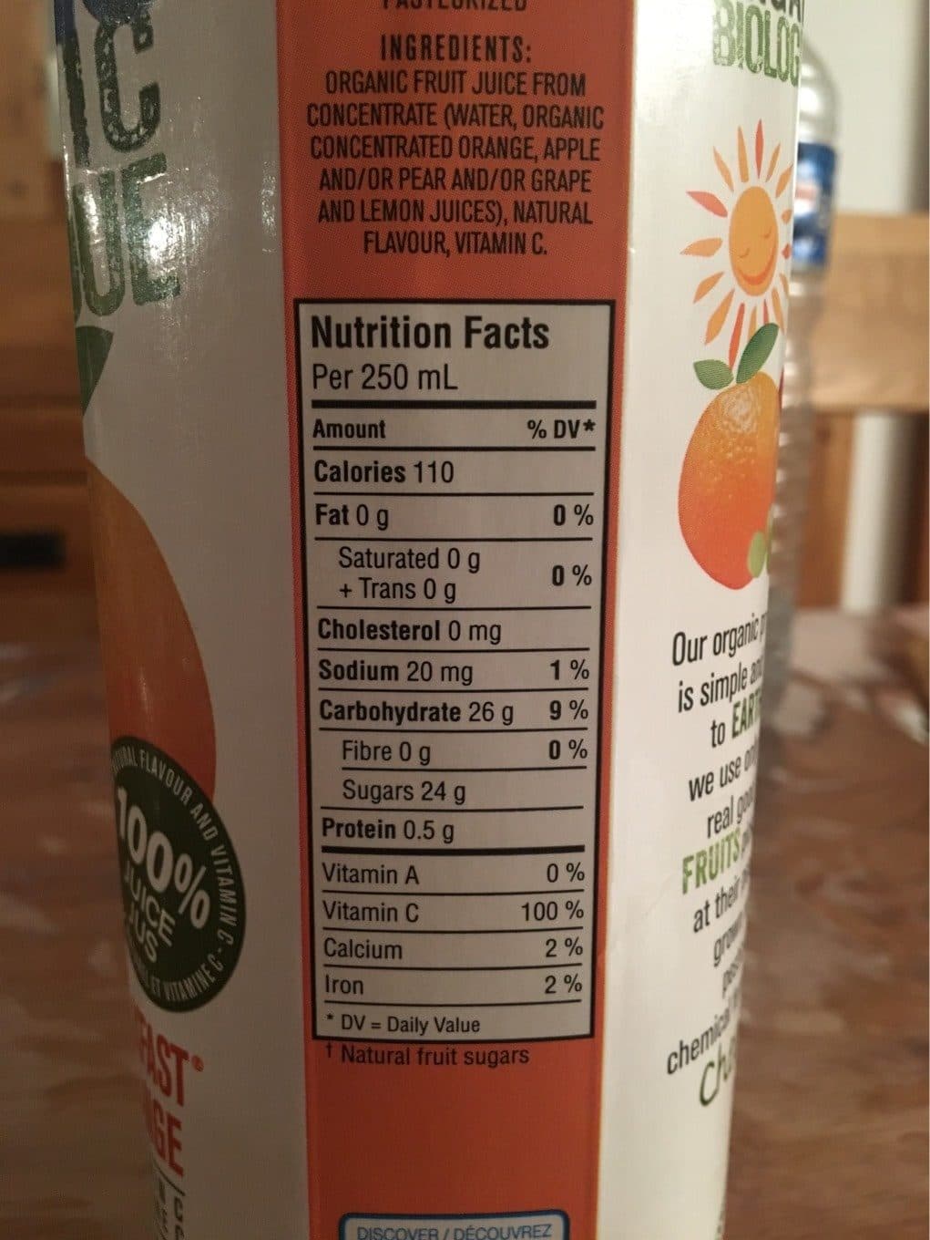 Oasis Jus D'orange Pur Déjeuner packshot