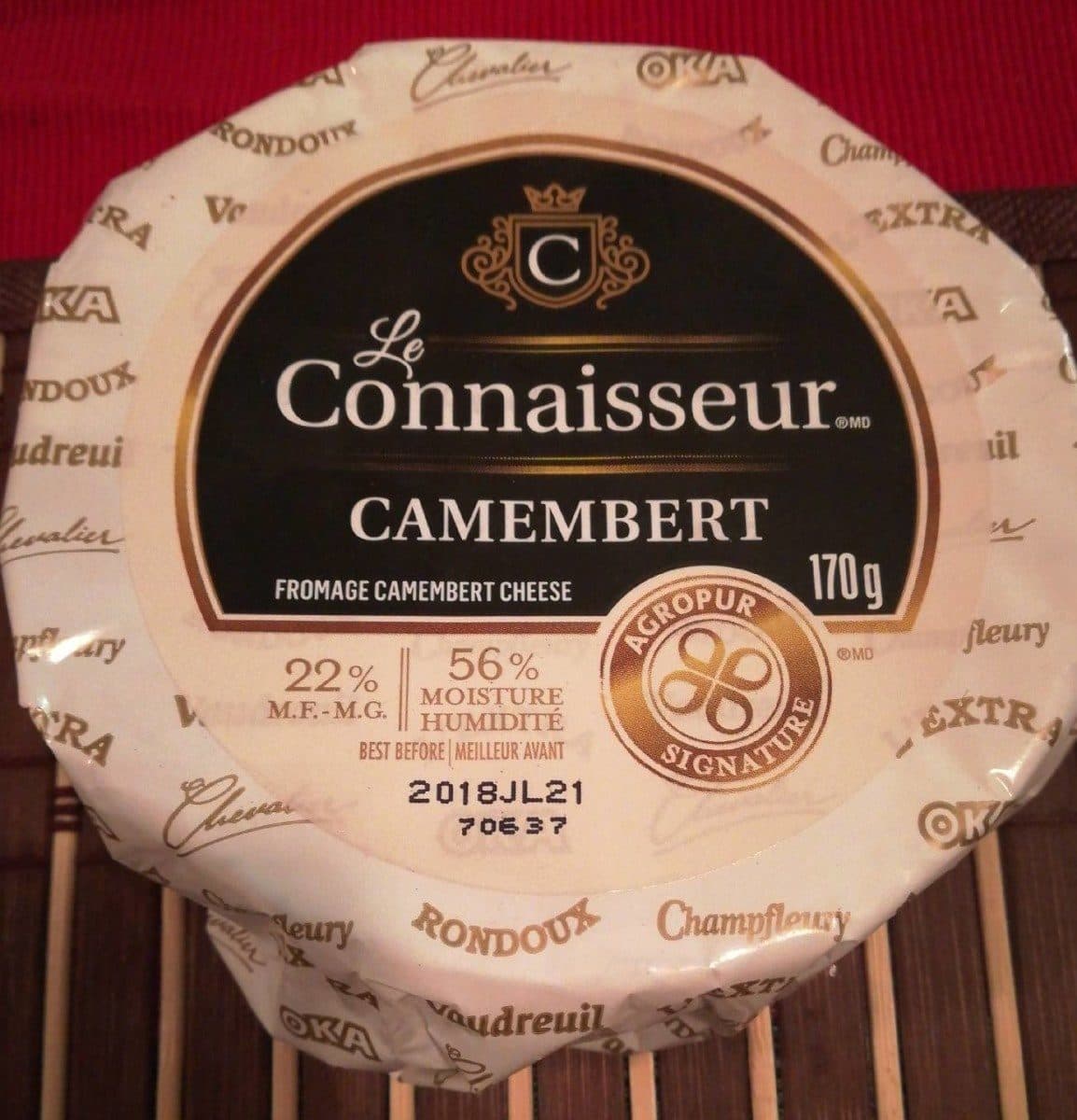 Open Food Facts Camembert packshot